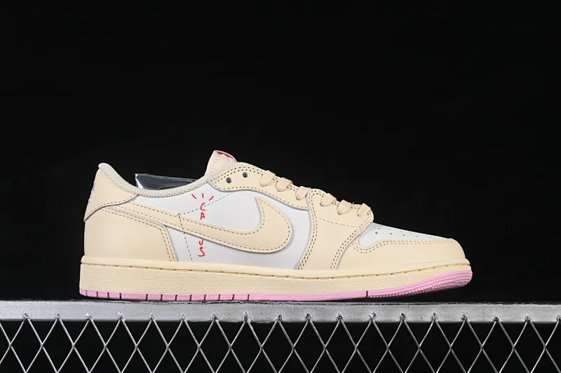 All categories Air Jordan Jordan series basketball shoes Air Jordan 1 Low OG version Travis Scott x Air Jordan 1 Low OG AJ1 Joe 1 undercut low IQ7604-100